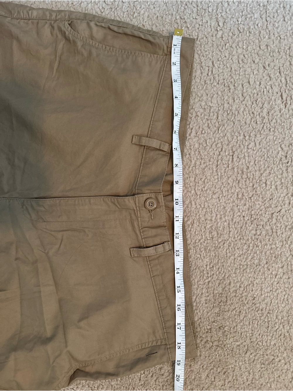 Patagonia Beige Men's Flat Front Shorts - Picture 7 of 7